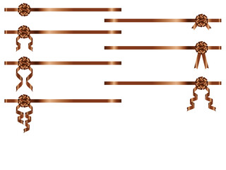 リボン022-7花縛端