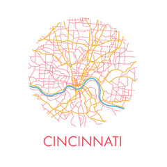 Cincinnati Map 