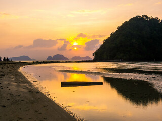 Sunset in El Nido, Palawan, Philippines
