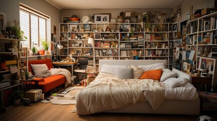 messy bedroom