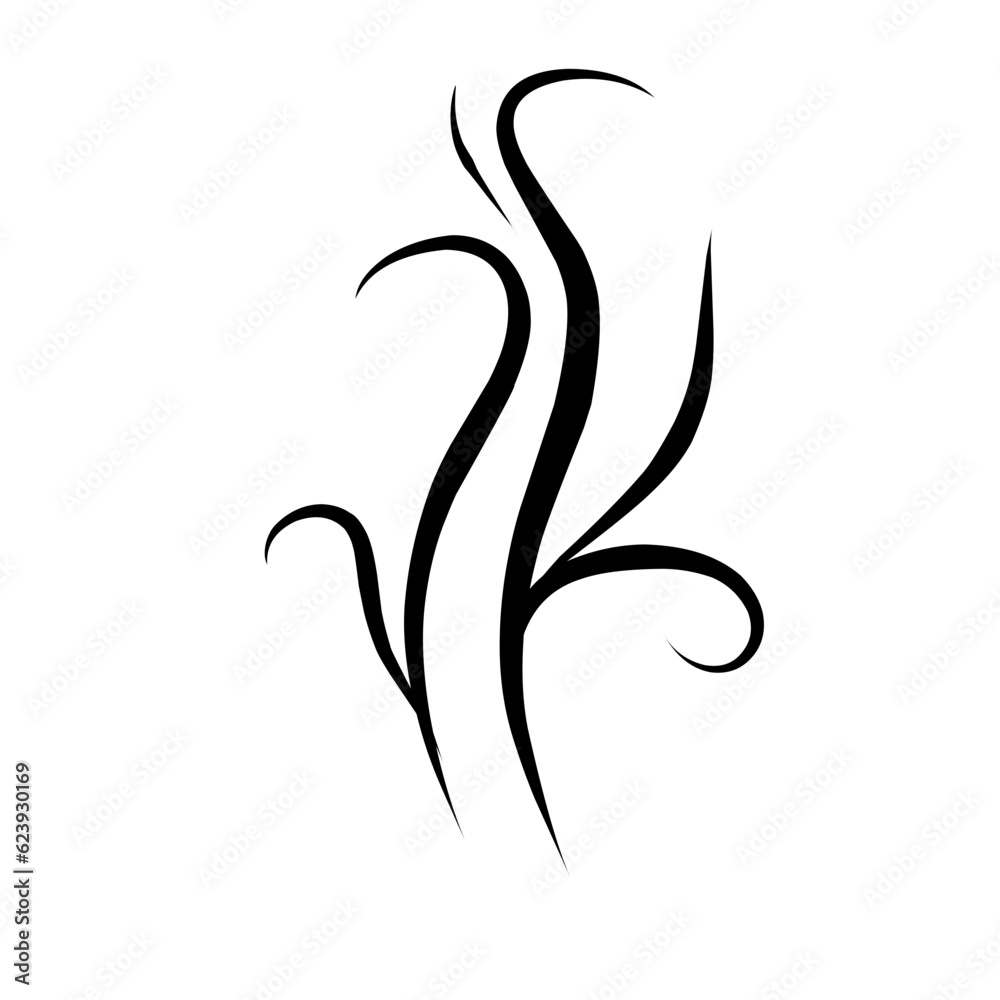 Wall mural simple smoke symbol