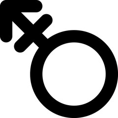 トランスジェンダー　シンボル　アイコン　記号　（Illustration of transgender symbol） / LGBT / LGBTQ
