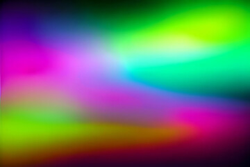 color blurred abstract gradient, grainy background, glowing light. Neon colors flow, grainy texture effect, color gradient background blurred