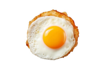 Fried egg. isolated object, transparent background