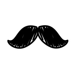 Mustache doodle 