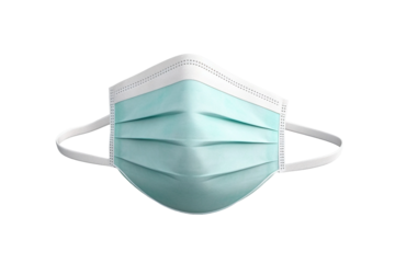 Medical mask. isolated object, transparent background