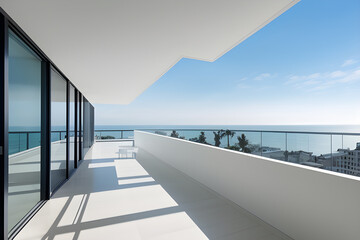 Fototapeta premium this modern building and be captivated by the expansive terrace