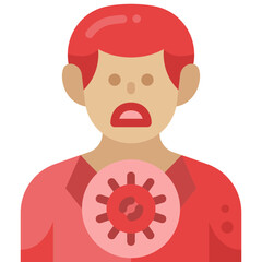 confirm case flat icon