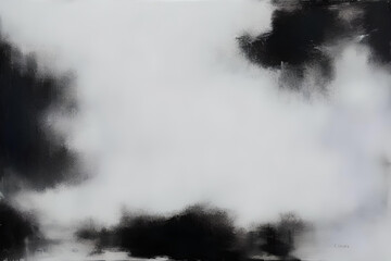 White washed painted textured abstract background with brush strokes in white and black shades 