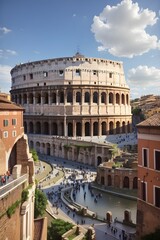 Fototapeta na wymiar colosseum city, rome, italy, colosseum, coliseum, ancient, roman, architecture