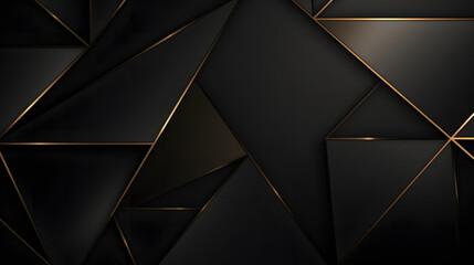 Abstract luxury background of metal with black and gold color