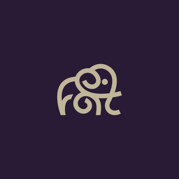 Elephant Abstract Logo