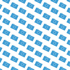 Digital png illustration of multiple blue cameras on transparent background