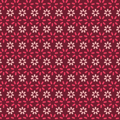 Digital png illustration of pattern of floral shapes on transparent background