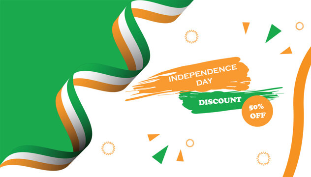 indian independence day special sell design