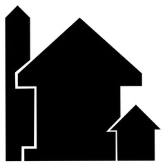 Illustration vector graphic logo icon of house