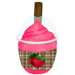 strawberry ice cream