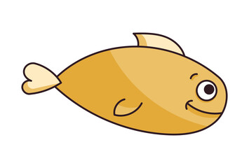 Fish Sticker Bookmark