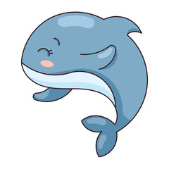 Dolphin Sticker Bookmark