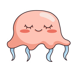 Jellyfish Sticker Bookmark