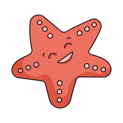 Starfish Sticker Bookmark