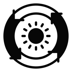 sun energy icon