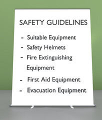 Safety Guidelines concept