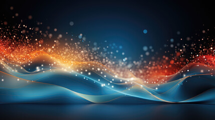 Obraz premium Abstract waves background Christmas day