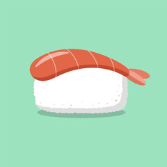 Japanese food sushi illustration design
