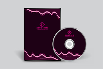 black shape DVD cover design