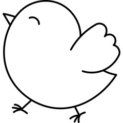 Chick Coloring Page
