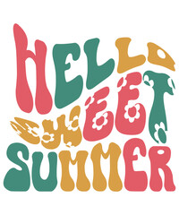 Retro Summer SVG Bundle, Summer Svg, Beach Svg, Summertime svg, Funny Beach Quotes Svg, Summer Quotes Svg, Svg files for cricut, Silhouette