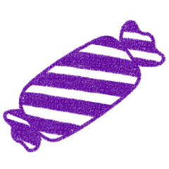 line drawing cartoon halloween candy