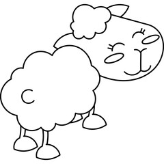Sheep Coloring Page
