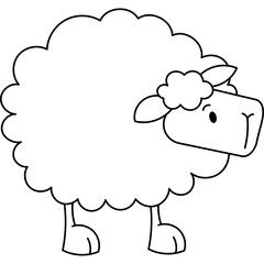 Sheep Coloring Page