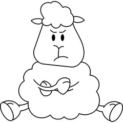 Sheep Coloring Page