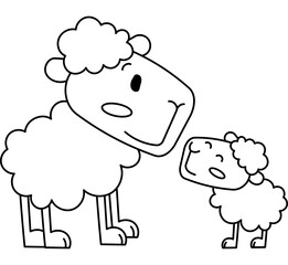 Sheep Coloring Page