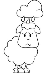 Sheep Coloring Page