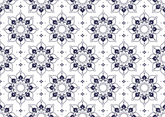 mandala ethnic fabric seamless pattern for cloth carpet wallpaper background wrapping etc.