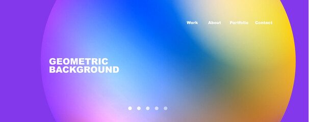 Trendy simple circle gradient abstract background. Vector Illustration For Wallpaper, Banner, Background, Card, Book Illustration, landing page