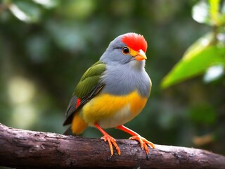 A bird on a branch