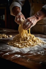 A skilled pasta makers