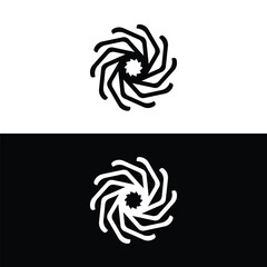 Circle vector logo template illustration . Circle icon design