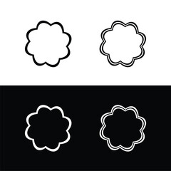 Circle vector logo template illustration . Circle icon design