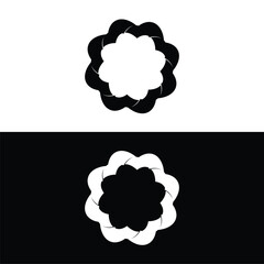 Circle vector logo template illustration . Circle icon design