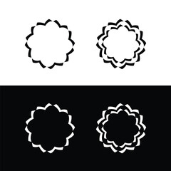 Circle vector logo template illustration . Circle icon design