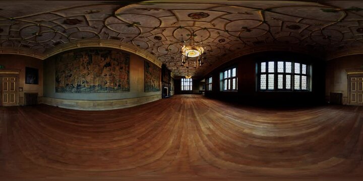 vr 360 inside the Charterhouse great chamber interior