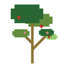 nature pixel art