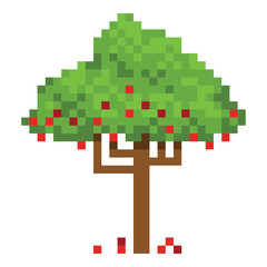 nature pixel art