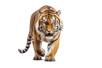 Tiger isolated on white background, Generative AI